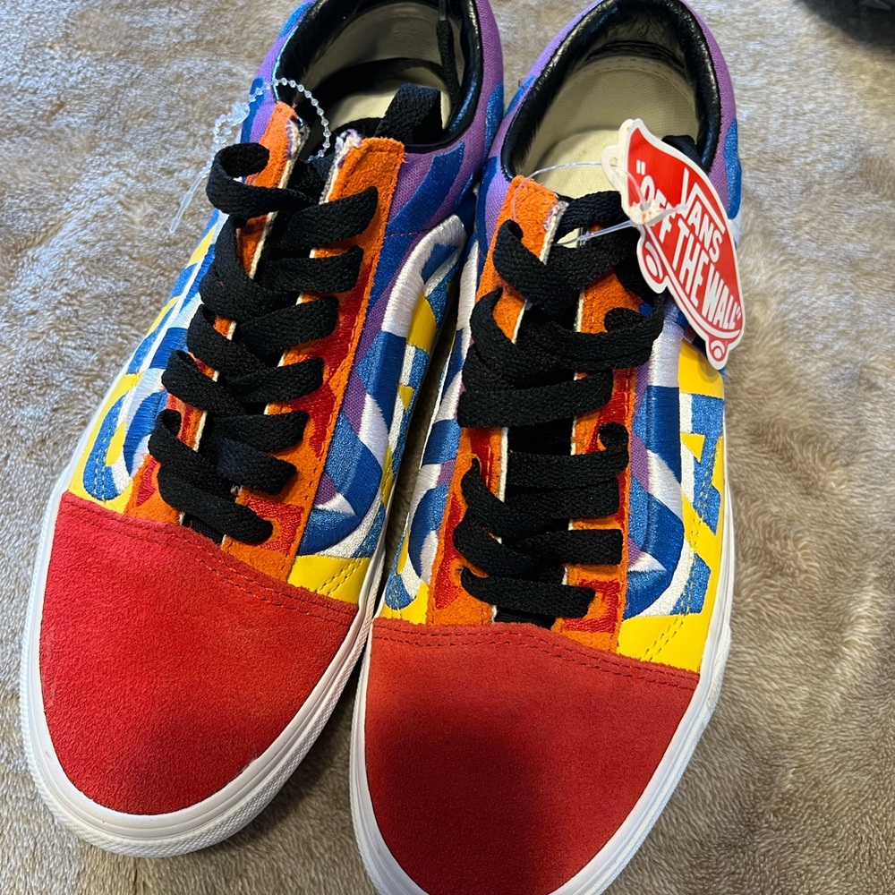 Vans Multicolor Geometric Sneakers